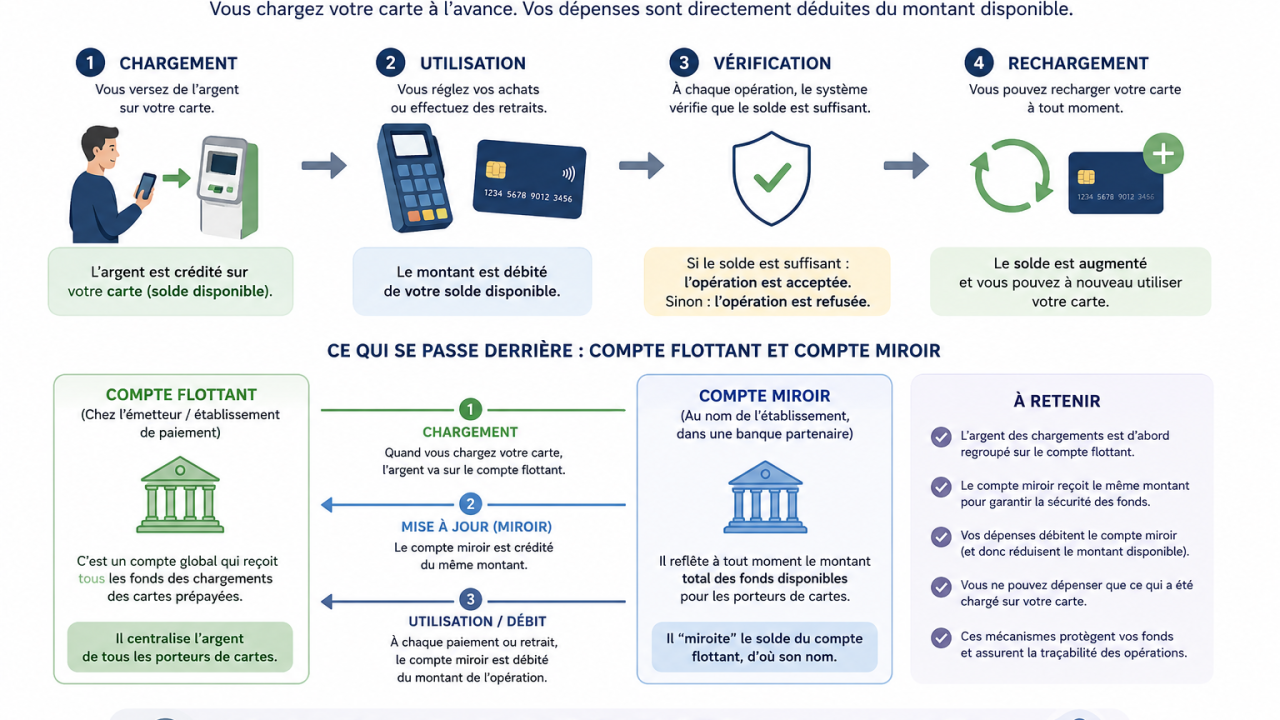Illustration originale 1 — Où est l’argent d’une carte prépayée ?
