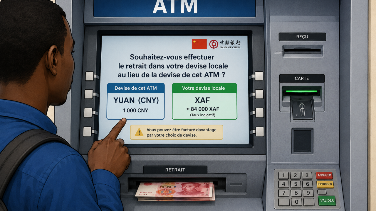 Illustration originale 1 — Le piège de la DCC (Dynamic Currency Conversion)