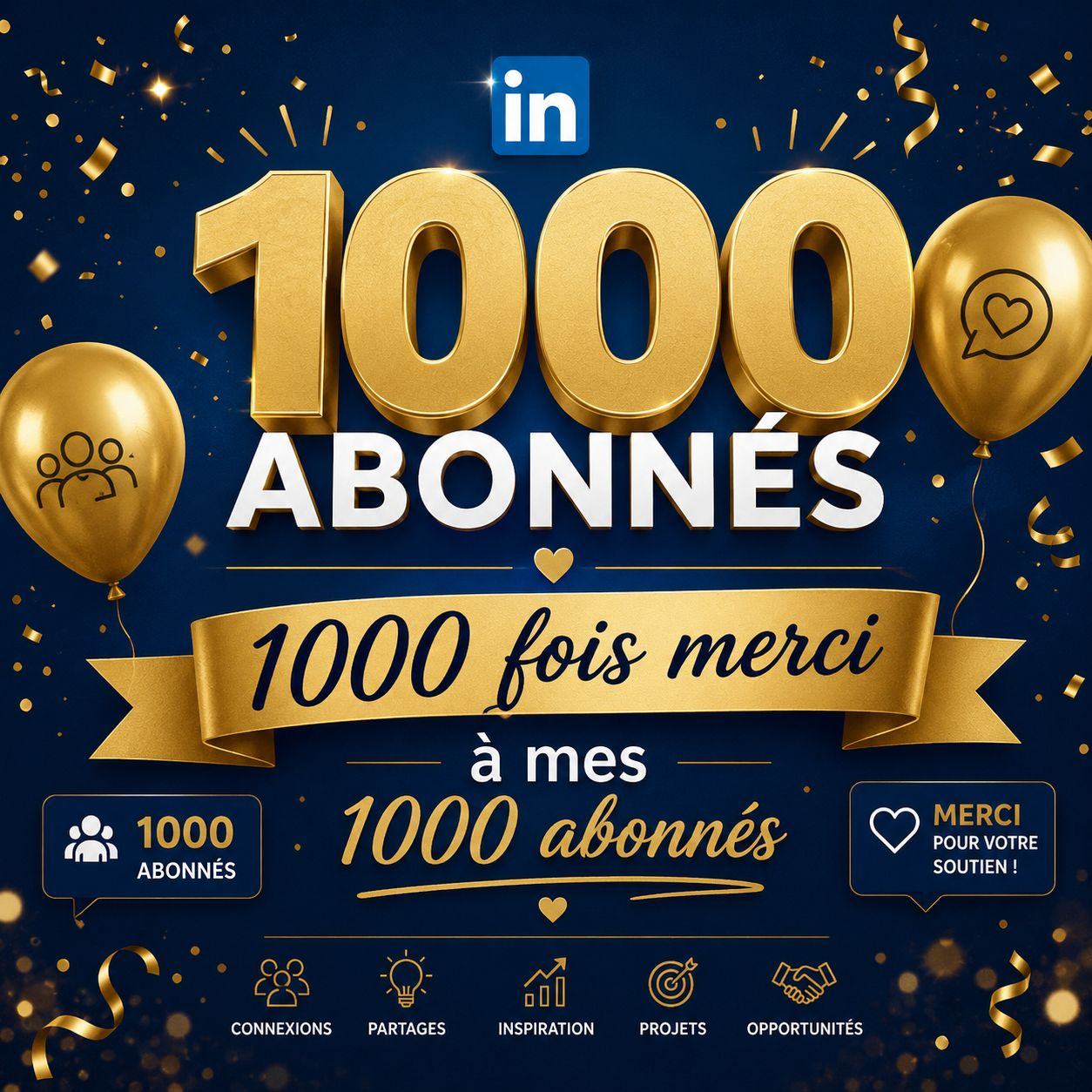 Illustration originale 1 — Merci pour les 1 000 abonnés
