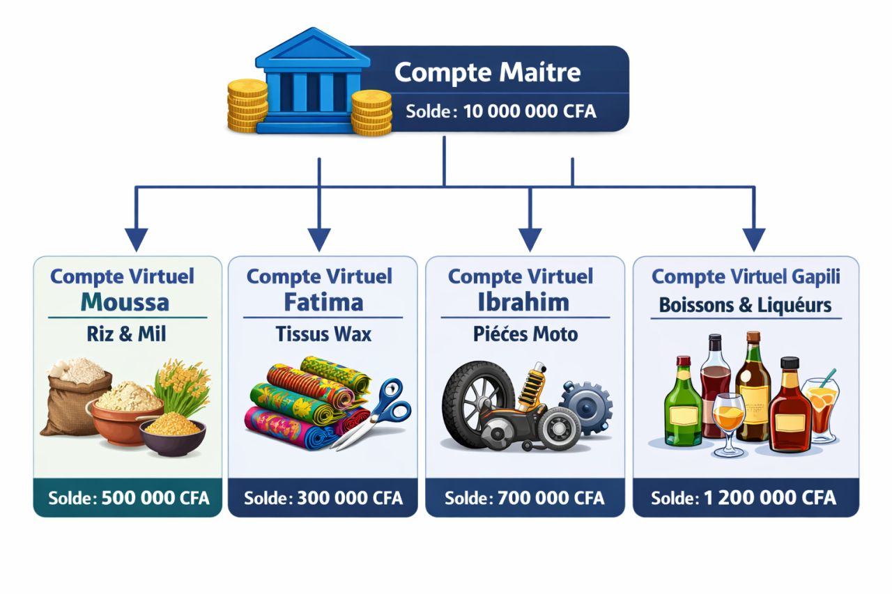 Illustration originale 2 — Les comptes virtuels